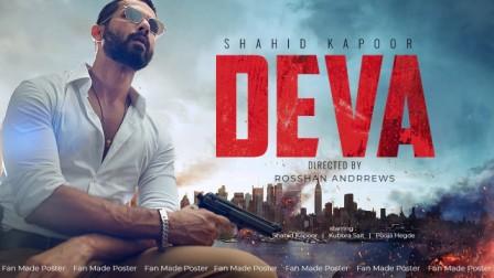 Deva Movie Cast Shahid Kapoor