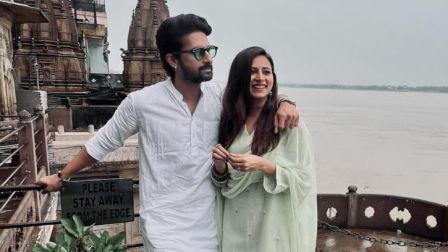 Ravi Dubey and Sargun Mehta Drop Glimpses from Kashi