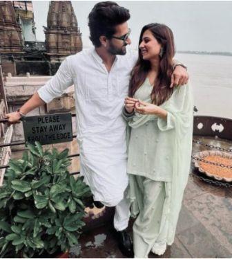 Ravi Dubey and Sargun Mehta Drop Glimpses from Kashi