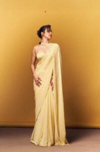 Sanya Malhotra Saree Moment Steals the Spotlight: A Sunshine Affair in Style 5 Sanya Malhotra’s Saree Moment