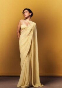 Sanya Malhotra Saree Moment Steals the Spotlight: A Sunshine Affair in Style 4 Sanya Malhotra’s Saree Moment