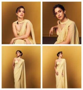 Sanya Malhotra Saree Moment Steals the Spotlight: A Sunshine Affair in Style 1 Sanya Malhotra’s Saree Moment