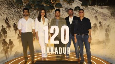120 Bahadur Movie Cast Farhan Akhtar Raashii Khanna to Visit Jodhpur to pay Heartfelt Tribute Ahead of Trailer Launch 2 120 Bahadur Movie Cast Farhan Akhtar Raashii Khanna