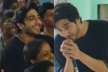 Ahaan Panday Heartwarming Video with School children