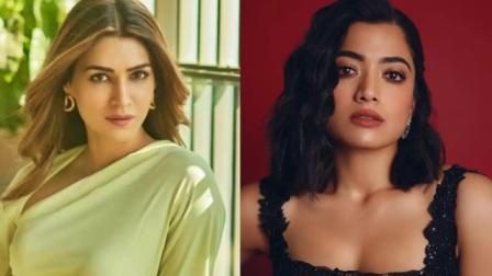 Kriti Sanon Shares Behind The Scenes Moment With Rashmika Mandanna