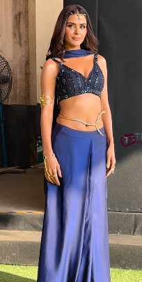 Naagin 7 Cast Priyanka Chahar Choudhary Spotted on Laughter Chefs Season 3 Set 2 Naagin 7 Cast Priyanka Chahar Choudhary Spotted on Laughter Chefs Season 3 Set