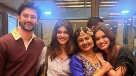 Pranali Rathod With Aashay Mishra Reunites With Kumkum Bhagya Cast
