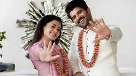 Rashmika Mandanna Finally Shows Off Engagement Ring, Blushes When Vijay Deverakonda’s Name Comes Up 2 Rashmika Mandanna Finally Shows Off Engagement Ring