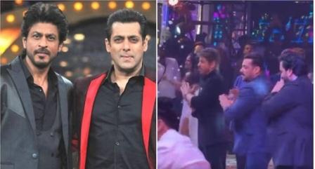 Shah Rukh Khan and Salman Khan United for Delhi Wedding