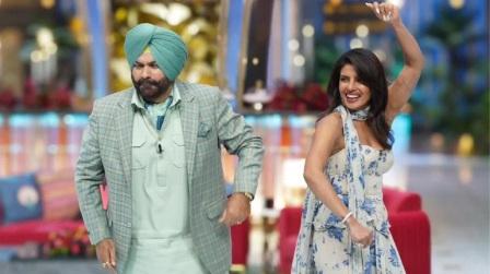 BTS Moments of Priyanka Chopra with The Great Indian Kapil Show