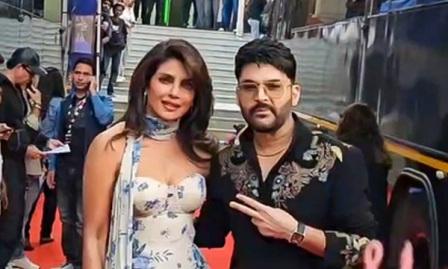 BTS Moments of Priyanka Chopra with The Great Indian Kapil Show