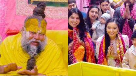 Bigg Boss 19 Fame Tanya Mittal Seeks Blessings from Premanand Ji Maharaj