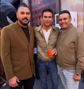Mohammad Kaif Reunites with Yuvraj Singh and Virender Sehwag on Kapil Sharma Show