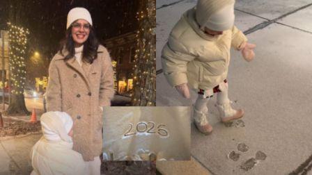 Priyanka Chopra Shares Heartwarming Snowfall Moments With Her Baby