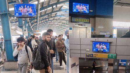 Tanya Mittal vote appeal is lighting up 75 stations across the Delhi Metro for the Bigg Boss 19 finale