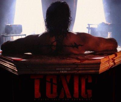 Yash Fierce Tattooed Back Pose from Toxic Breaks the Internet