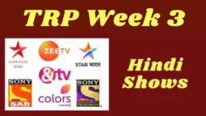 Latest TRP Ratings of Hindi Serials This Week